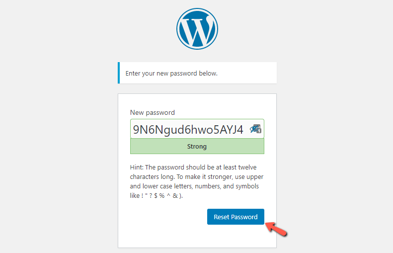 wp reset lozinke login 4