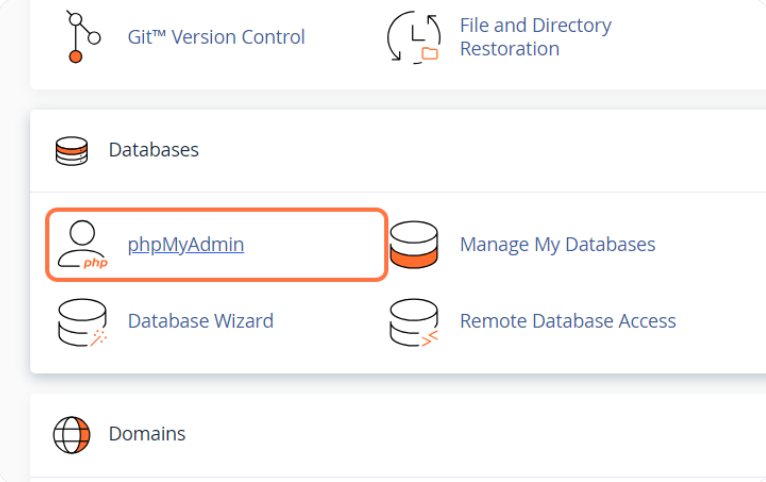 phpmyadmin reset lozinke 1