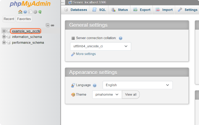 phpmyadmin reset lozinke 2